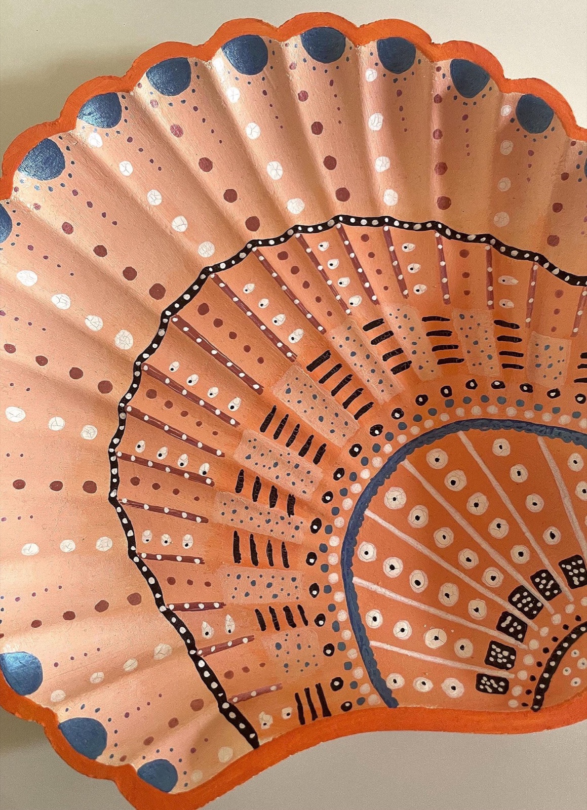 Œuvre originale Coral Sunset par Sanja Sodic – Coquillages.
