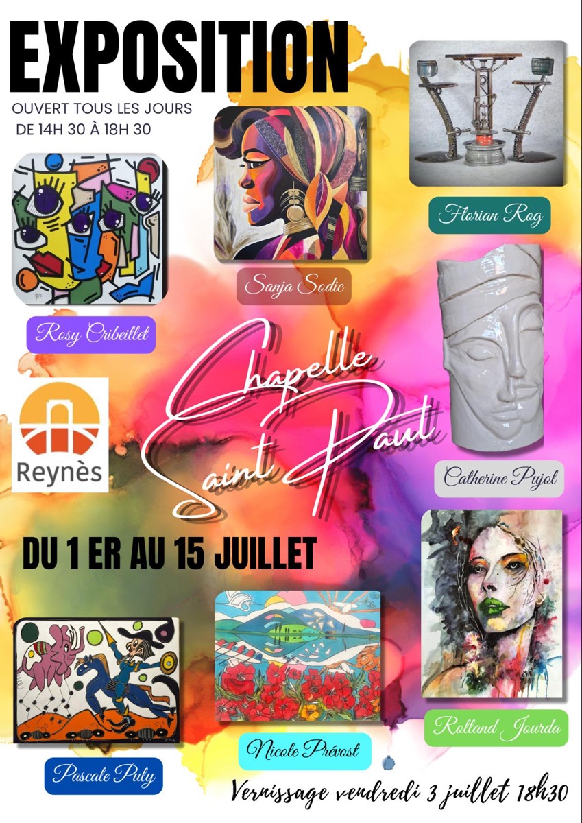 Affiche de l'exposition de Sanja Sodic