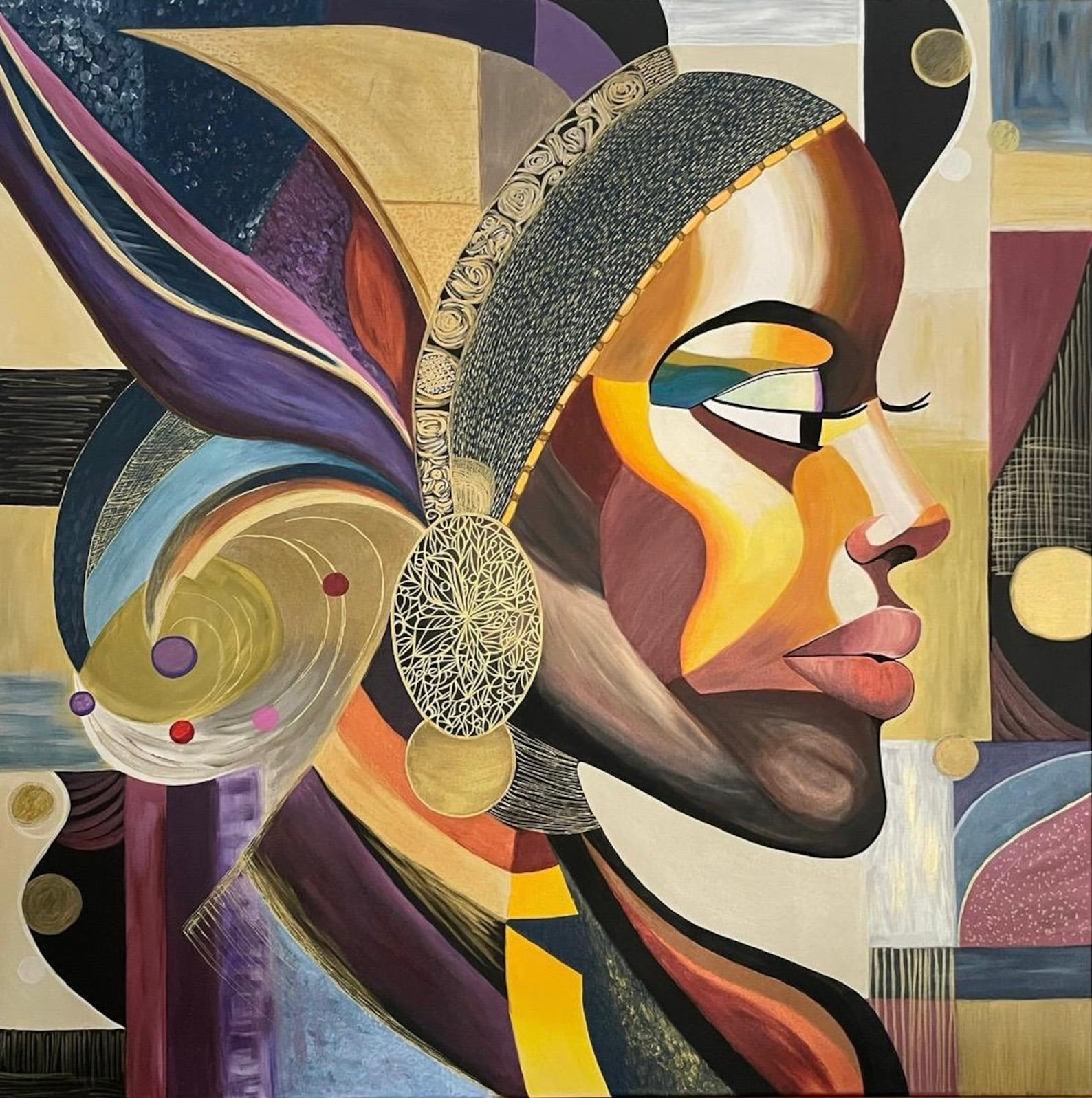 Œuvre originale Feathers of Memory par Sanja Sodic – Femmes du Monde.
